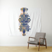 Busan Skyline Wandteppich (Beispiel (Horizontal))