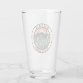 Busan South Korea Bridge Travel Art Abzeichen Glas (Rückseite)