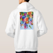  Busan South Korea City Map Hoodie (Rückseite)