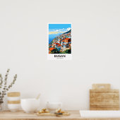 Busan South Korea Travel Print Poster (Küche)
