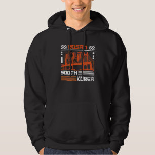 Busan Südkorea Brücke Skyline Grafik Modern Hoodie