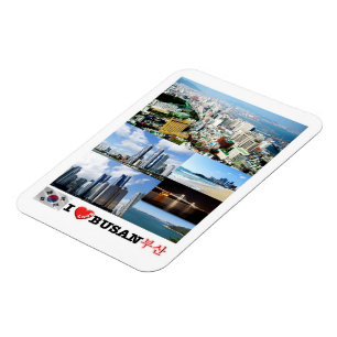 Busan - Südkorea - I Liebe - Magnet