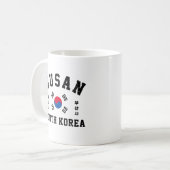Busan Südkorea Kaffeetasse (Vorderseite Links)