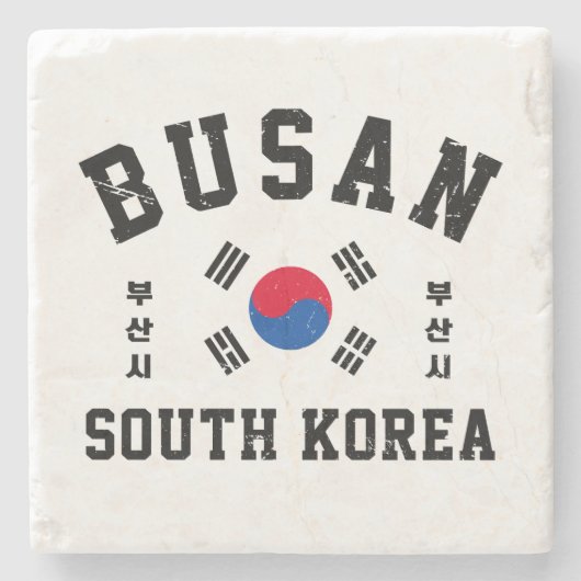 Busan Südkorea Steinuntersetzer (Vorderseite)