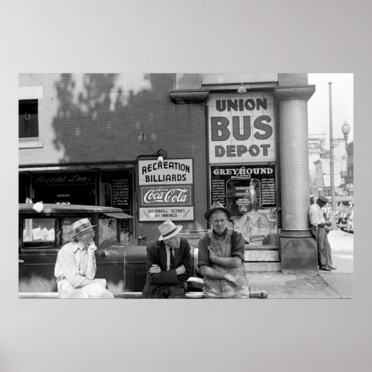 Busbahnhof: 1938 poster (Vorne)