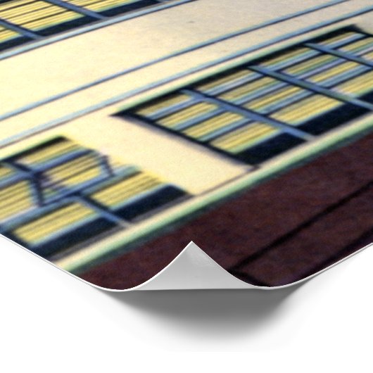 Busbahnhof Cincinnati Ohio Greyhound Poster (Ecke)