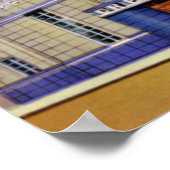 Busbahnhof Evansville Indiana Greyhound Poster (Ecke)