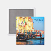 Busbahnhof Gondola in Venedig, Italien Magnet (Vorderseite/Rückseite)