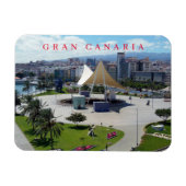Busbahnhof Gran Canaria Kühlschrankmagnet Magnet (Horizontal)