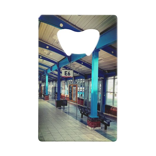 Busbahnhof Sheffield Geldbeutel Flaschenöffner (Vorderseite)