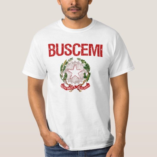 Buscemi Italiener-Familienname T-Shirt (Vorderseite)
