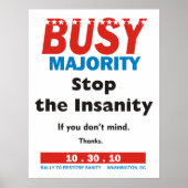 Busch Majority poster (Vorne)