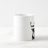 Busch mit Obama-Maske Kaffeetasse (Mittel)