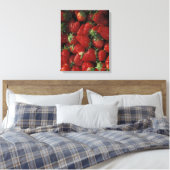 Buschel von Erdbeeren Leinwanddruck (Insitu (Schlafzimmer))