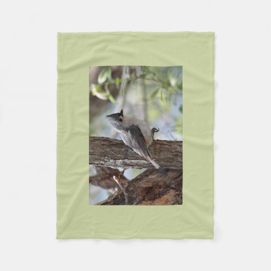 Büscheliger Titmouse Fleecedecke (Vorderseite)