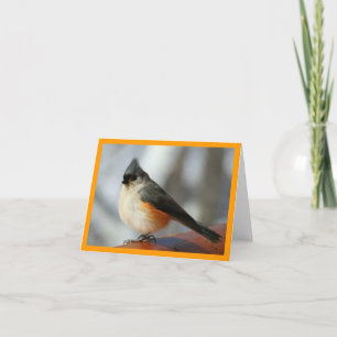 Büscheliger Titmouse Notecard Karte