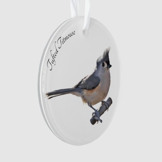 Büscheliger Titmouse Ornament (Vorderseite)