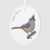 Büscheliger Titmouse Ornament (Vorderseite)