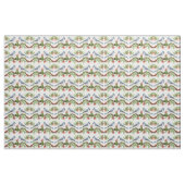 Büscheliger Titmouse-Vögel mit Beeren-Gewebe Stoff (Fat Quarter (45,7 x 55,9 cm))