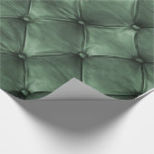 Büscheliges ledernes dunkelgrünes geschenkpapier (Ecke)