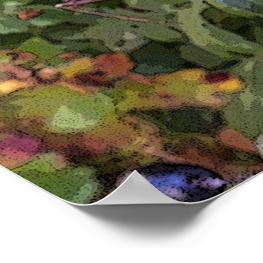 Buschfrucht Poster (Ecke)