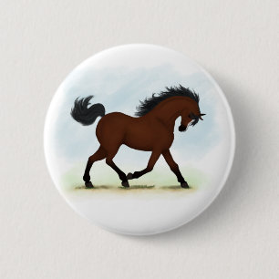 Buschpferd mit Blaze Button