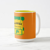 Buschwalben australia Reitermug Zweifarbige Tasse (VorderseiteRechts)