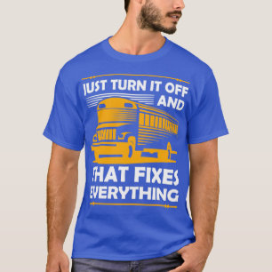 Busdesign für Schulbus- oder Busfahrer 14 T-Shirt