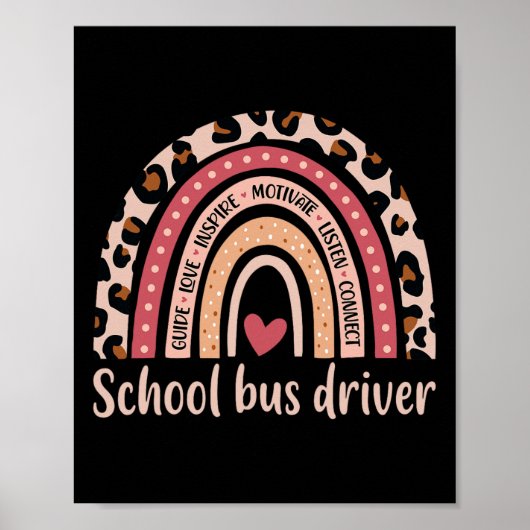 Busfahrer 100. Schulbusfahrerwoche Poster (Vorne)
