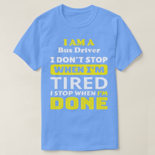 Busfahrer 11 T-Shirt (Design vorne)