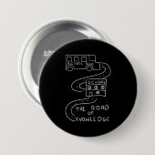 Busfahrer auf der Straße des Wissens Button (Vorne & Hinten)