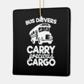 Busfahrer befördern Wertvolle Fracht Keramikornament (Links)