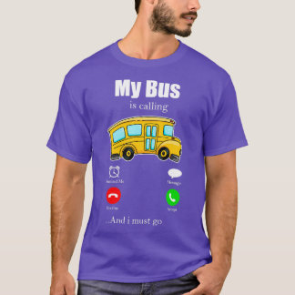 Busfahrer Beruf Omnibus Bushaltestelle 1 T-Shirt