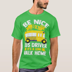 Busfahrer Beruf Omnibus Bushaltestelle 8 T-Shirt