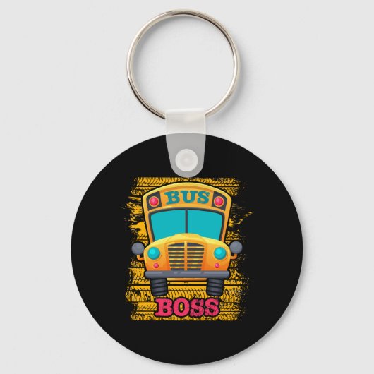 Busfahrer - Bewertung des Schulbusfahrers Schlüsselanhänger (Vorderseite)