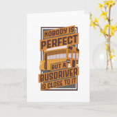 Busfahrer-Bus Karte (Gelbe Blume)