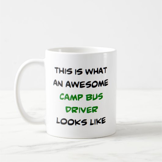 Busfahrer, Camp, phantastisch Kaffeetasse (Links)