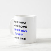 Busfahrer, Charter, phantastisch Kaffeetasse (Vorderseite Links)
