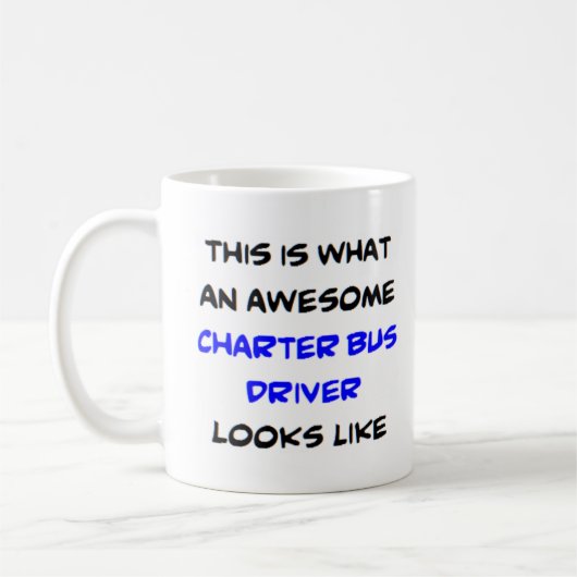 Busfahrer, Charter, phantastisch Kaffeetasse (Links)