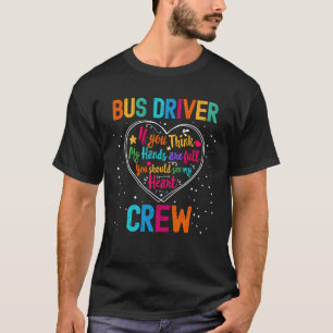 Busfahrer-Crew-Schätzungs-Woche Zurück zur Schule T-Shirt