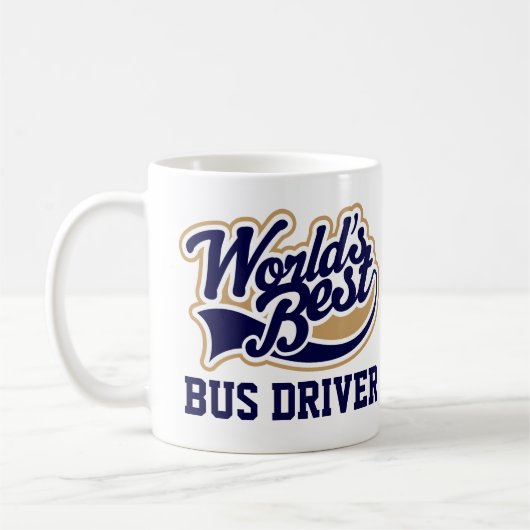 Busfahrer Danke für Ihr Geschenk Kaffeetasse (Links)