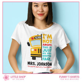 Busfahrer der Funny Angry School T-Shirt