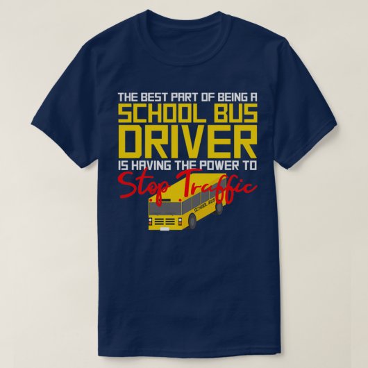 Busfahrer der Funny School 19 T-Shirt (Design vorne)