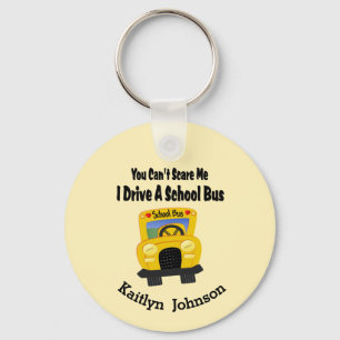 Busfahrer der Funny School Schlüsselring Schlüsselanhänger