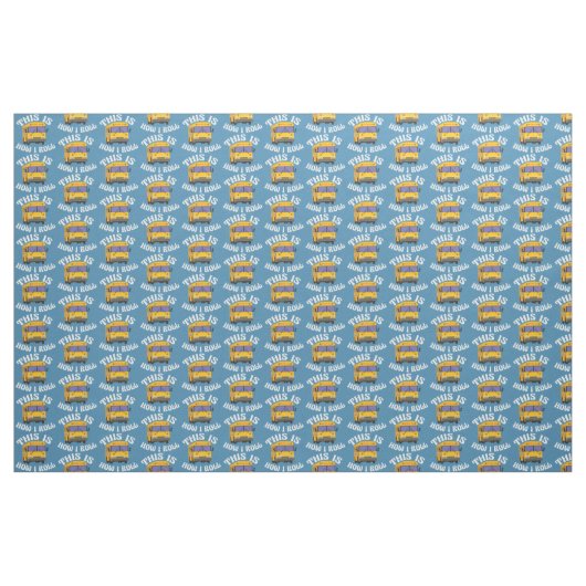 Busfahrer der Funny School Stoff (Fat Quarter (45,7 x 55,9 cm))