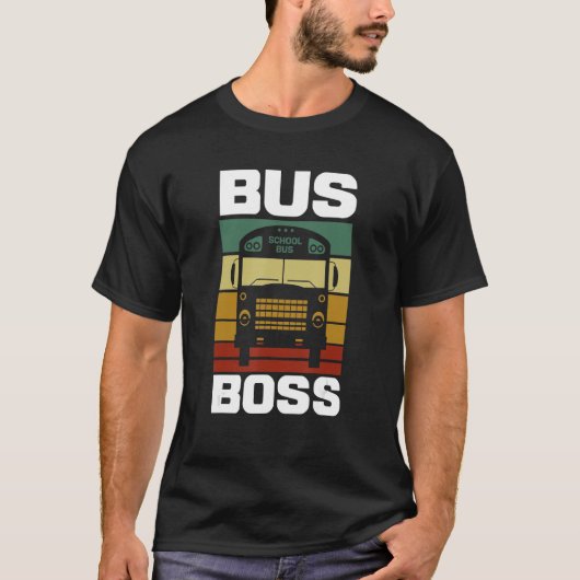 Busfahrer der Gelben Schule T-Shirt (Vorderseite)