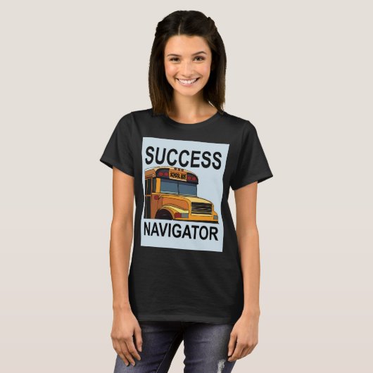 Busfahrer der Navigator School T-Shirt (Vorne ganz)