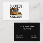 Busfahrer der Navigator School Visitenkarte (Vorne/Hinten)