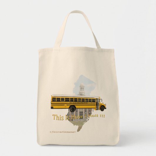 Busfahrer der New Jersey School Toag Tragetasche (Vorne)