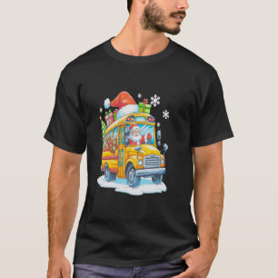 Busfahrer der Santa Driving School - Weihnachtsbau T-Shirt